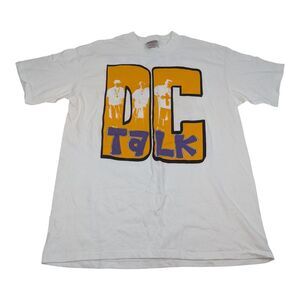 Vintage 90s DC Talk Word 2 the Summer Shirt Size L Christian Rap Hip Hop